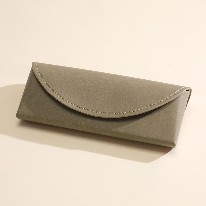 Vintage Pu Leather Glasses Case 3D Glasses Holder Eyewear Storage Box Personality Myopia Sunglasses Container Gift