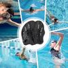 Silikon-Armbänder Schwimmtraining Handpaddel Verstellbare Handflossen für Erwachsene und Jugendliche