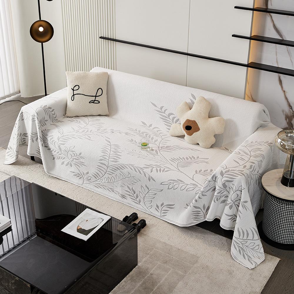 

Ткань с технологией охлаждения Диванное полотенце Одеяла Принтованное одеяло для дивана Цельный тип Покрывало из ледяной крошки Полотенце 180x130cm1pcs