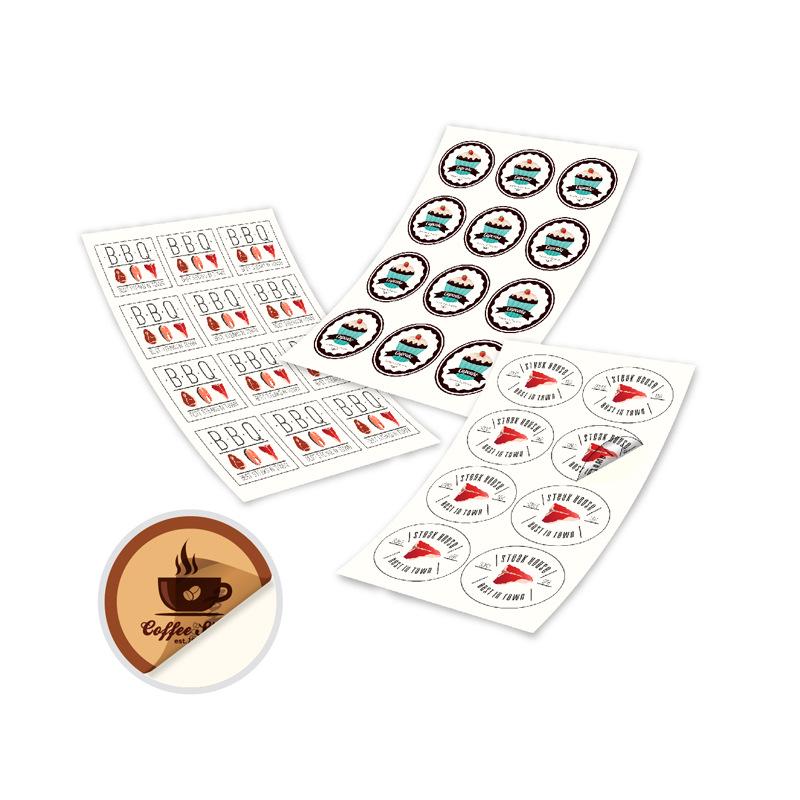 Custom Transparent Cartoon Crystal Stickers with Gold or Silver Foil Hot Stamping, Small Order Available