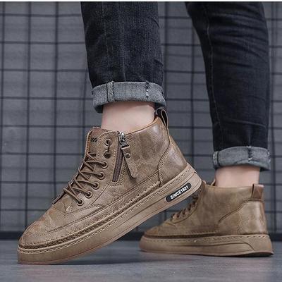 Herrenschuhe Frühling und Herbst Stiefel High Top Casual Board Schuhe Sport Casual Schuhe Männer