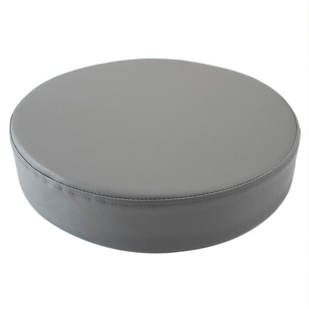 Soft Leather Round Cushion Thicken Window Pillow Practical Upholstered Cushion  Reading
