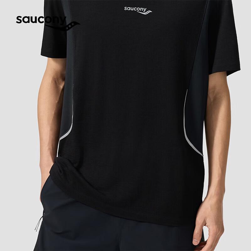 Saucony Men's Merino Wool Mesh Short Sleeve T-Shirt