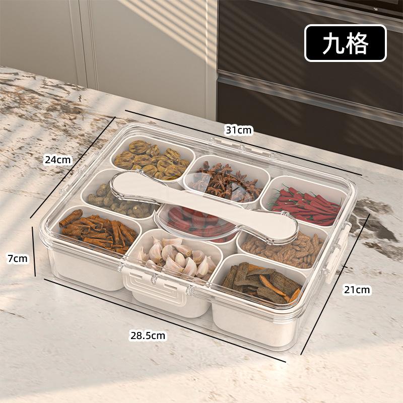 Home Kitchen Gewürz- und Würzmischungs-Portionierungs- und Frischhaltebox