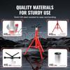 V Head Pipe Stand Adjustable Height 28-52 Inch 4500lbs/2 Tons Pipe Jack Stands Folding Portable High Folding Pipe Stand with V Head Fold A Trailer