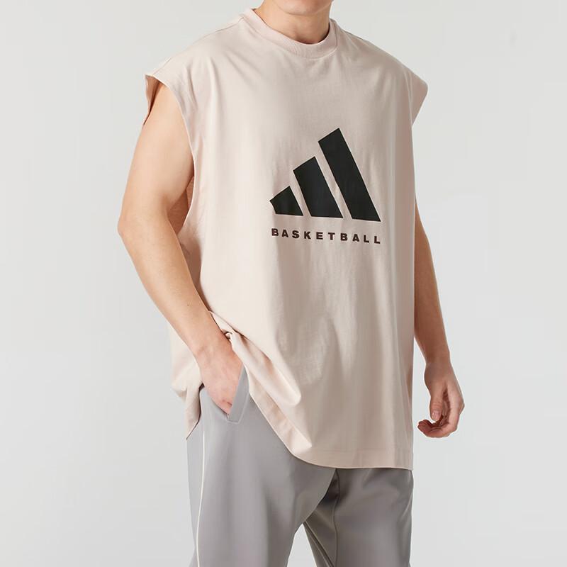 Adidas Basketball Training Comfortable Breathable Short Sleeve Jersey Unisex Tops Pink JD6134