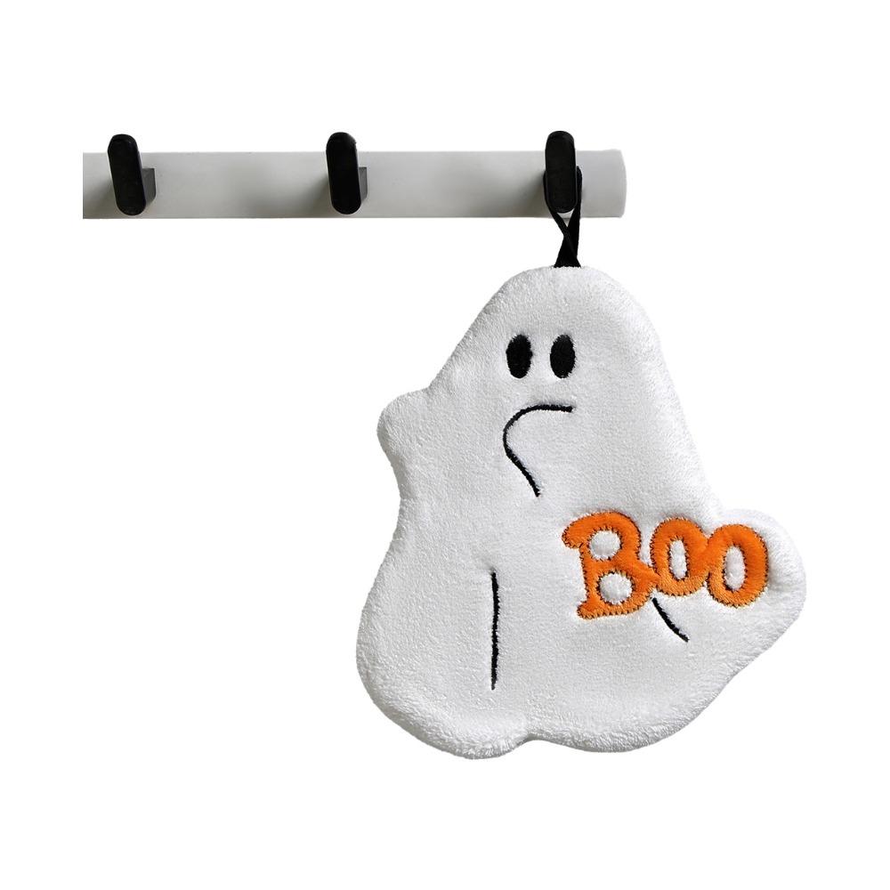 Coral Fleece Halloween Hand Towels Quick Drying Kitchen Towels Ghost Towel Halloween Gift