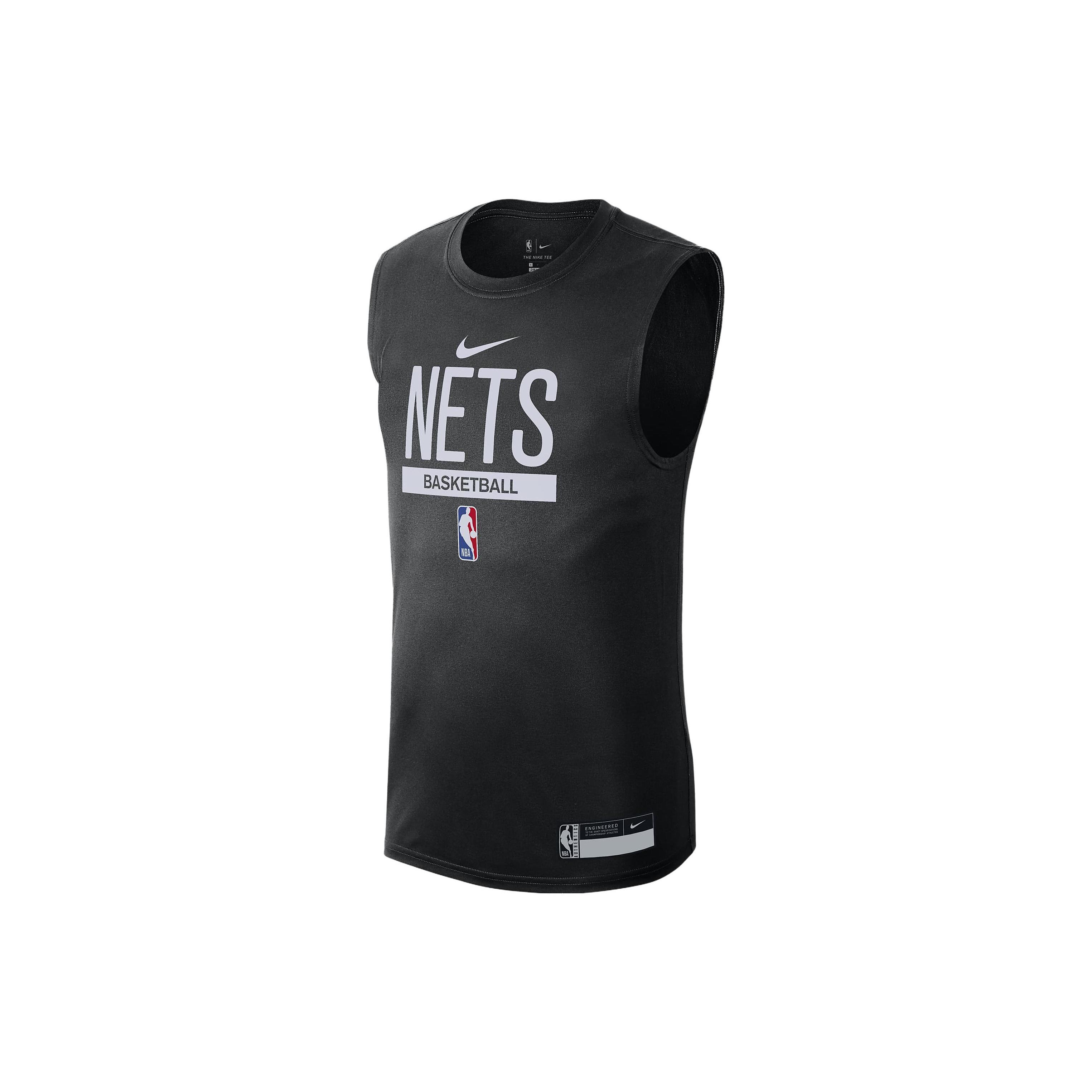 Nike x NBA Brooklyn Nets Training Jersey Black Men s DR6753-010 S