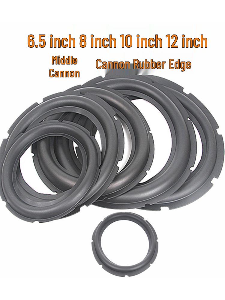 Rubber Edge Subwoofer & Mid-range Speaker: 6.5", 8", 10", 12" Edge Repair & Folding Ring