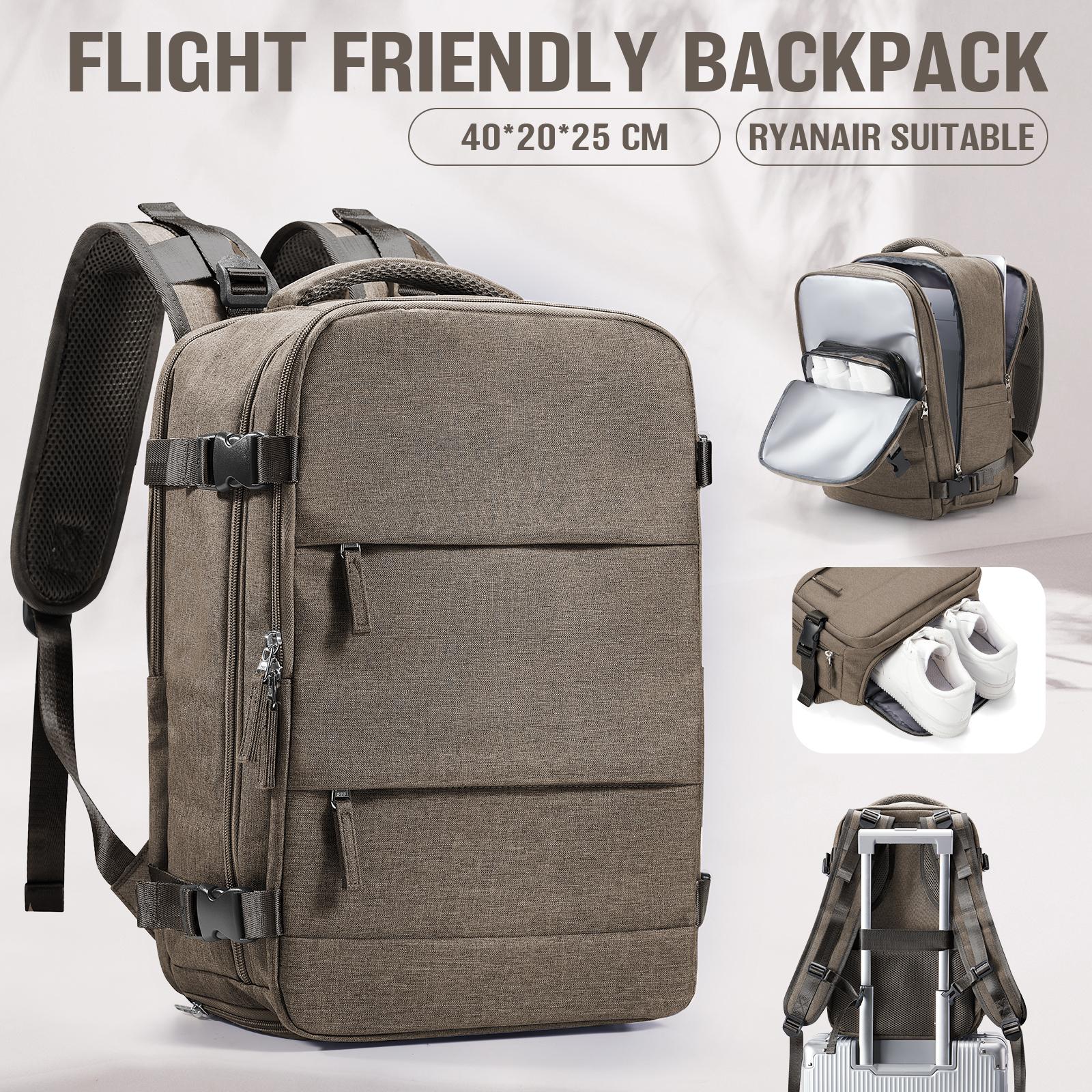 

Рюкзак для путешествий на короткие расстояния, сумка для ручной клади Ryanair 40x20x25, рюкзак для женщин и мужчин, сумка для ноутбука, для школы, ручная кладь Upgraded Version хаки