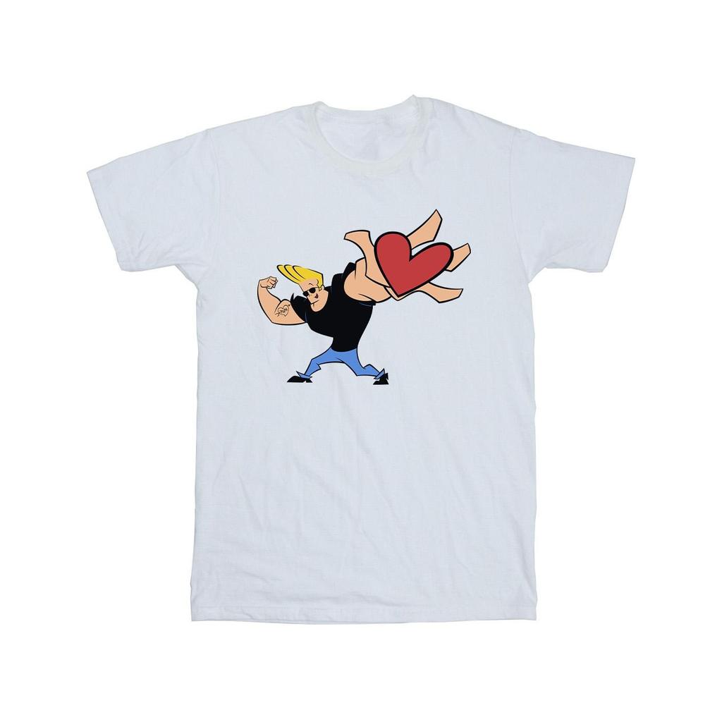 Johnny Bravo Herren-Herz-Geschenk-T-Shirt