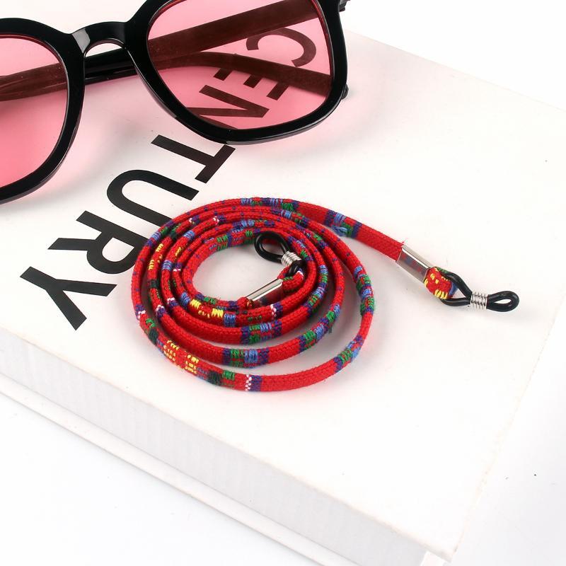 Boho Glasses Sunglasses Cotton Neck Strap High End Ethnic Rope Glasses Fixing Hanging Neck Chain Women Men Eyeglasses Straps