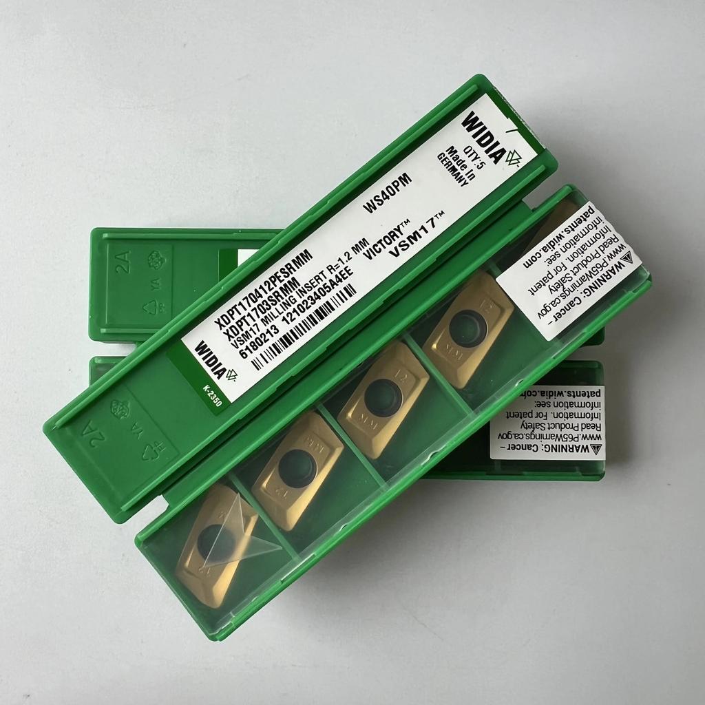 Original / XDPT170412PESRMM WS40PM / Industrial indexable Carbide Inserts 10 Pcs
