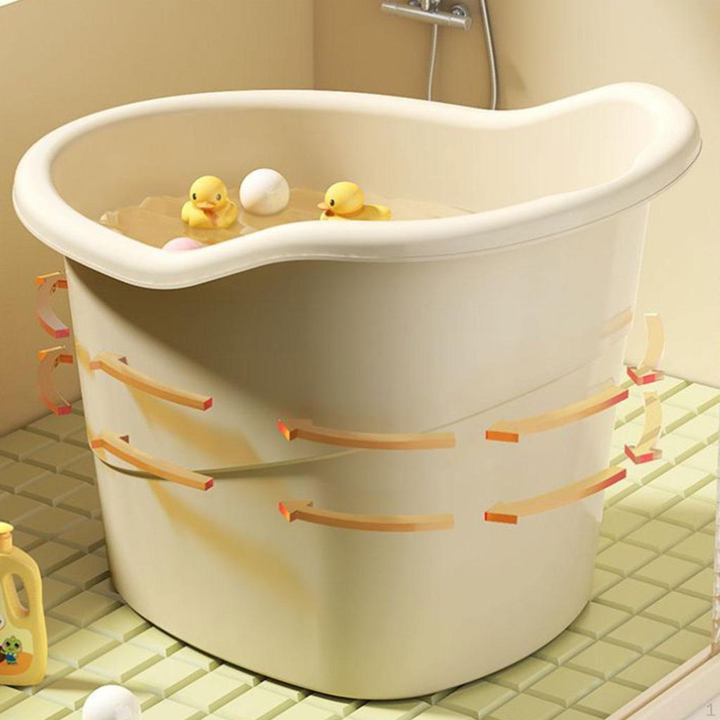 Baby Bath Bucket, Shower Infant Bathtub, Tub for 0-4 Years Old, Newborn Gifts