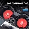 2pcs Car Suede Coaster Water Cup Holder Drink Pad Auto Interior Accessories For Volkswagen VW Jetta Golf Beetle CC EOS GTI zr4