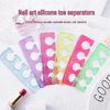 Silicone Toe Separators for Nail Art – Reusable Gel Polish Tool for Hands and Feet