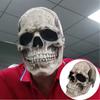 Halloweenská maska 3D Realistická Celohlavová Lebka Čelist Helma Latexová Strašidelná Kostra Maska Karneval Cosplay Dekorace Rekvizity