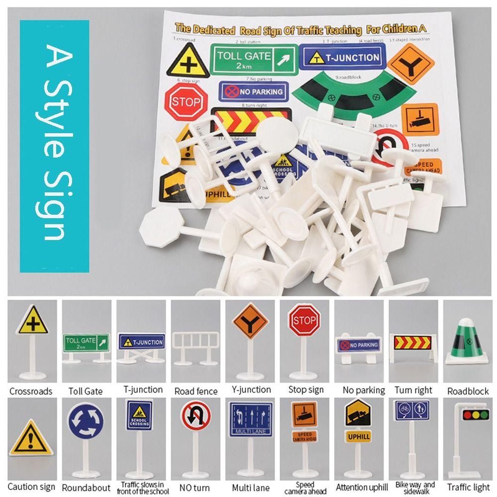 Mats Road Carpet Playmat City Parking Lot Roadmap Climbing Mats Toys DIY Traffic Road Signs