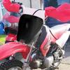 Motorcycle Front Number Plate Rugged High Performance Plastic Number Plate for CRF70