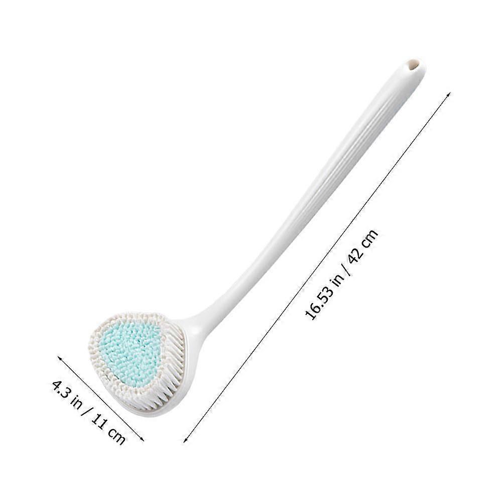 Ergonomic Body Scrubber 3Pcs Long Handle Bath Brush Perfect For Adults Bathroom Use 42X11CM Premium Quality