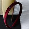 High Grade Dark Red Velet Autumn Winter Hairbands for Girls and Women Headwear Hair Bands Hair Accessories