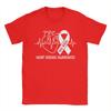 Go Red Heart Disease Awareness February Red Ribbon Month T Shirt Summer  Cotton TShirts For Unisex Harajuku Custom Logo Tee Shirt