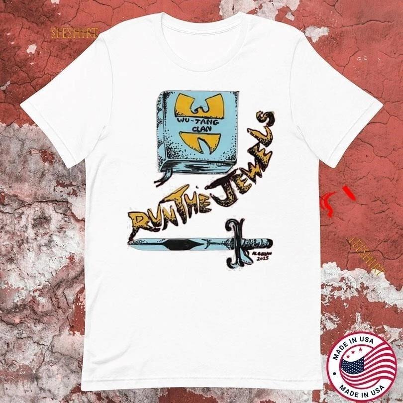 Run The Jewels Книга и Меч Убить Майка Футболка Полный Размер S-5XL Унисекс Футболка XXXXL