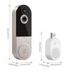 Smart Wireless Video Doorbell with Remote Intercom, HD Night Vision, Motion Detection, and Home Monitoring.