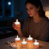 Survival Candle Stable Brightness Clean 26-30 Hours Outdoor Camping Candle for Adventure Backpacking Hiking Power Failure Tent