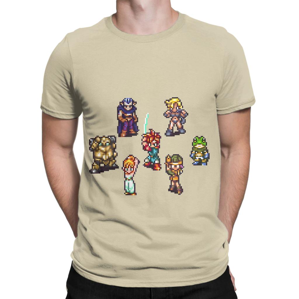 Heroes In Time Chrono Trigger Novelty Graphic 100 Cotton TShirt Chrono Trigger Tees Tops For Unisex