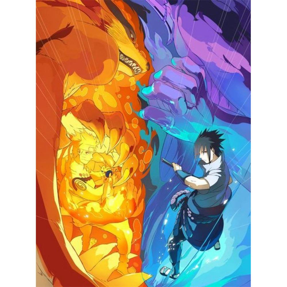 Naruto Akatsuki 2026 Nowe Malowanie Diamentami Haft Sztuka Anime Haft Krzyżykowy Mozaika Dżety Rękodzieło Rzemiosło Prezenty dla Dzieci