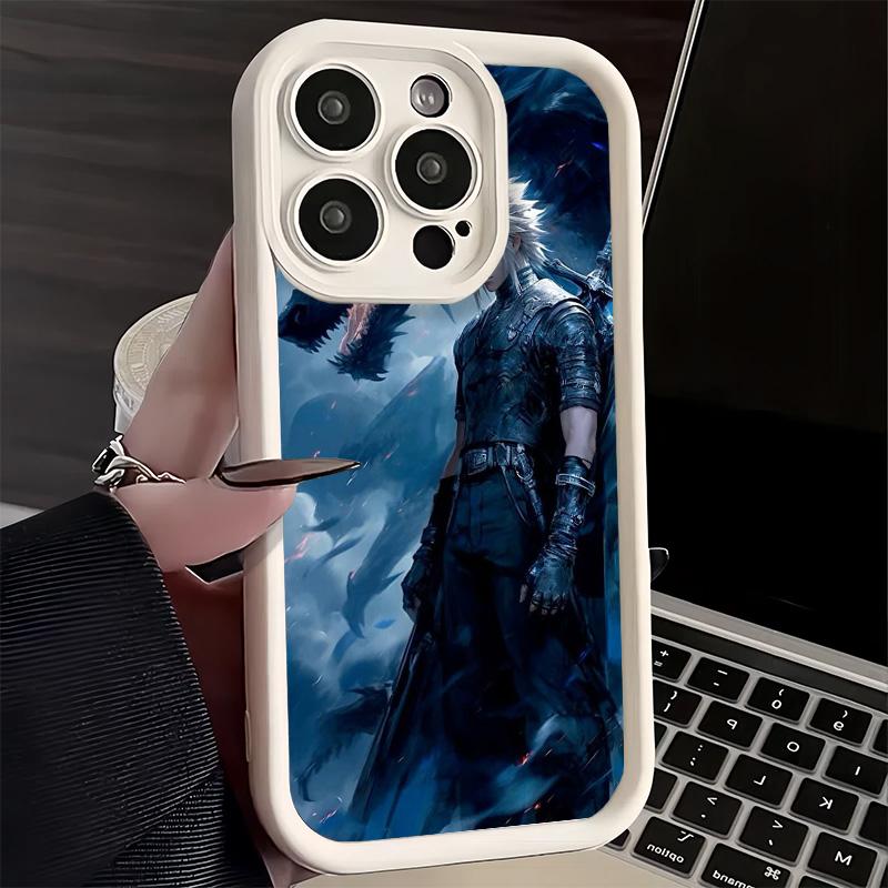 

Чехол для телефона iPhone 17 Air 16E 15 16 Pro Max F-Final F-Fantasy Аниме Чехол 14 Plus 13 12 Mini Мягкий Силиконовый Fundas iPhone 17 Pro
