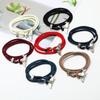 Design Birthday Gift Men Bracelet Fashion Jewelry Braided Rope Bracelet Korean Style Hand Strap