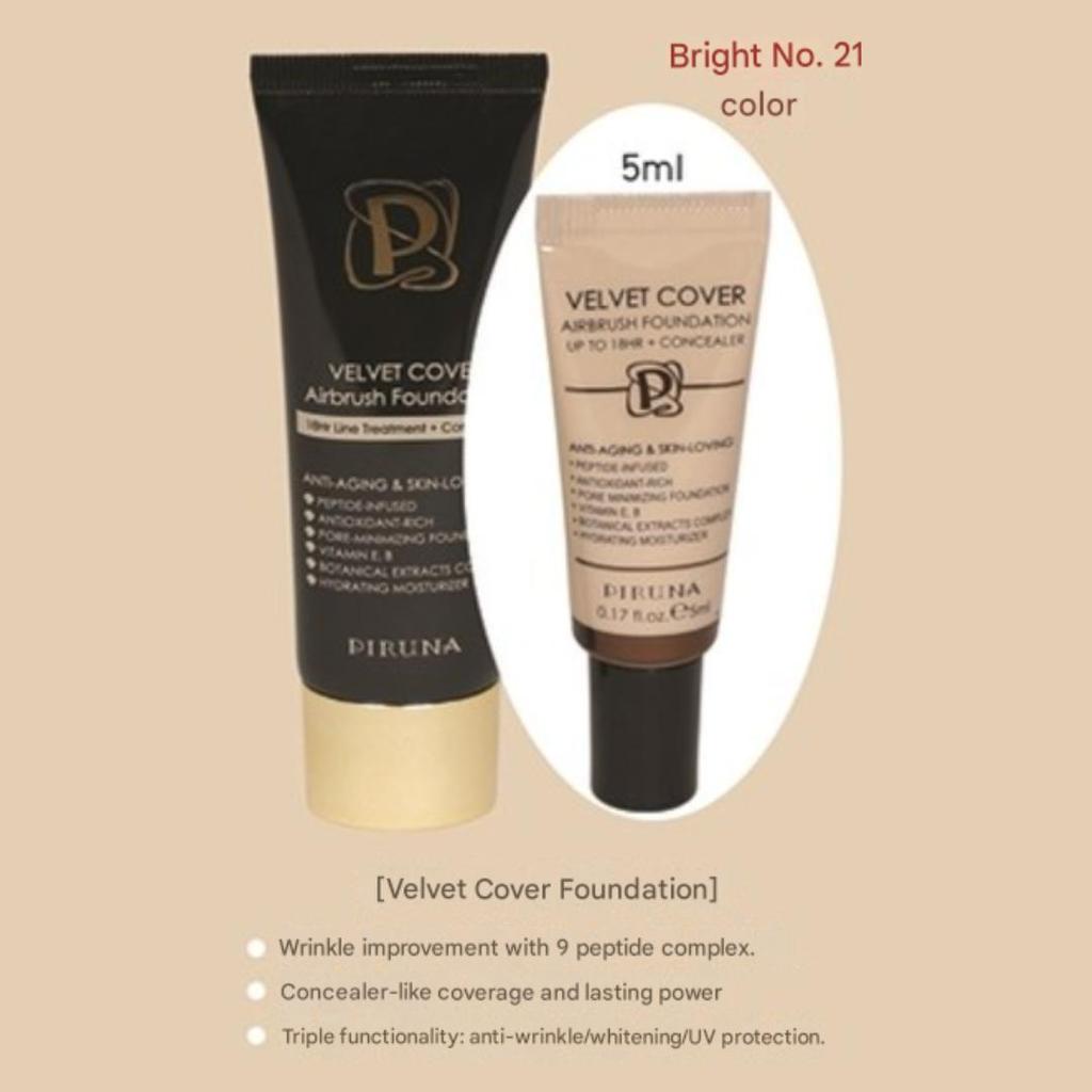 Cocoyoung Zestaw 5 sztuk bazowego makijażu podróżnego Piruna (Mini)