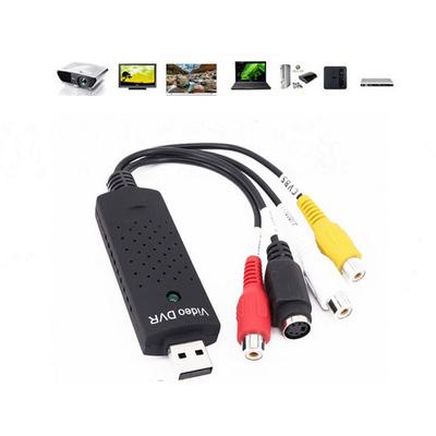 Convertidor Adaptador Tarjeta de Captura USB 2.0 de Audio Video VHS VCR a DVD Formato Digital