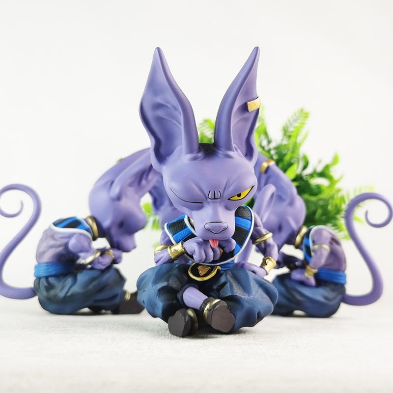 Anime Drogan Boll Z Beerus Figure Gk Sitting Posture Super God Destruction Figures Collection Pvc Model Toy For Children Gifts