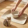 Alfombrilla de Alimentación para Mascotas sin Cuero - Alfombrilla Antiderrames para Cuencos de Gatos y Perros