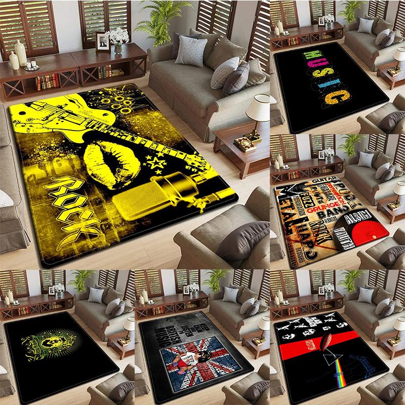Music Room Drum Carpet Anti-slip Sound Insulation Shock-absorbing Mat Home Living Room Decoration Mechanical Washable Area Rug