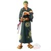 Anime One Piece Figura DXF Paese di Wano 17cm Vinsmoke Sanji Roronoa Zoro Modello Giocattolo Decorazione Collezione Regalo di Compleanno per Bambini