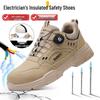 Herrars 10KV Isolerade Vinter Säkerhetsskor: Krosskyddad, Punkteringsskyddad, Slitstark, Bekväm för Långvarigt Stående