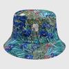 Dye Tie Fisherman Hat Uv Protection Assorted Colors Print Butterfly Cat Leaf Cap