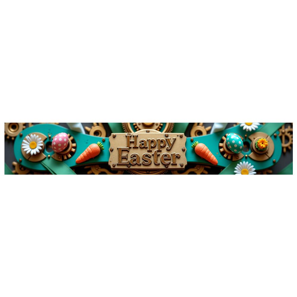 Celebration Banner Creative Happy Easter Banner Holiday Decoration Easy Setup Party Decoration For Spring Event Seasonal