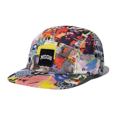 MAGOODGAN Kopfbedeckung 9305 Collage-Print Farbige Camp Cap
