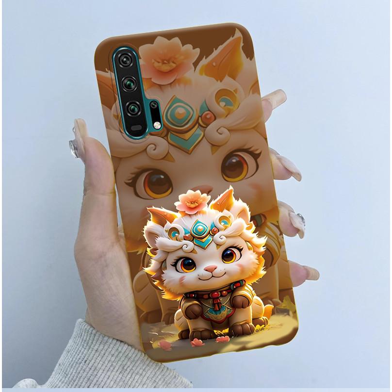 For Honor 20 Pro Case Honor20 Pro Back Soft TPU Silicone Cover Cute Cartoon Panda Phone Case For Huawei Honor 20 Pro Coque Funda