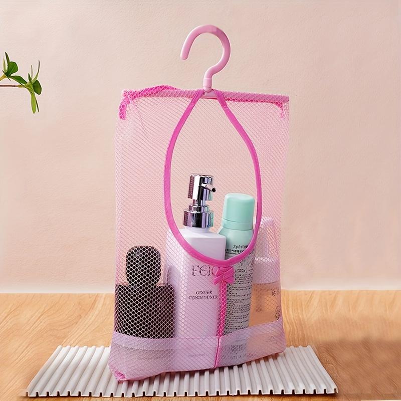 1pc Multi-Functional Hanging Mesh Storage Bag, Polyester, Hand Wash Only, Space-Saving Organizer with Easy Access
