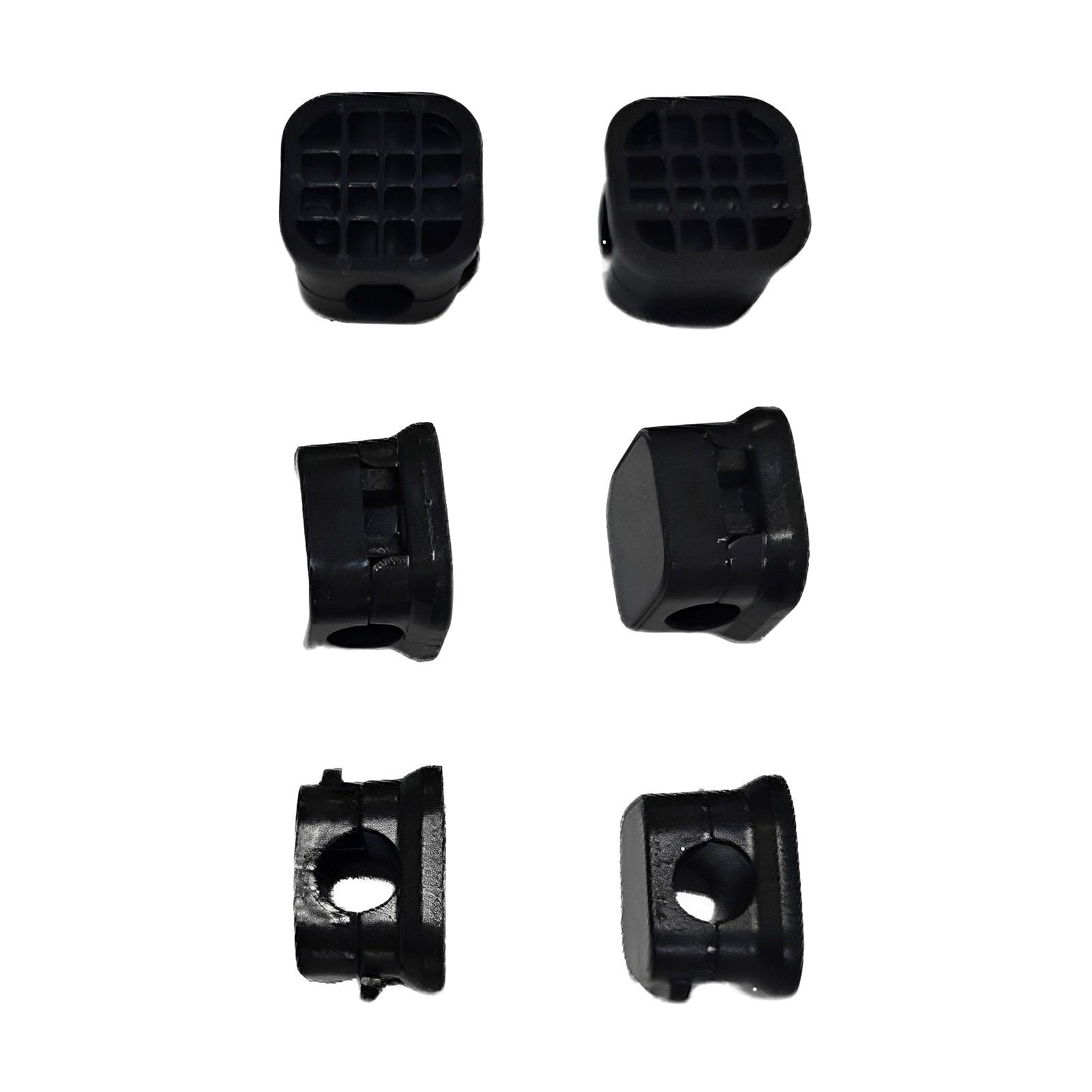 

6pcs Magnetic Cable Holders Strong Adhesive cable Winder Cord Organizer for Home Office Desk Phone Car чёрный