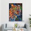 Vapour Abstract Animals Oil Painting Poster Vintage Abstract Oil Painting Animals Art Decor Home Room Aesthetic Canvas Prints