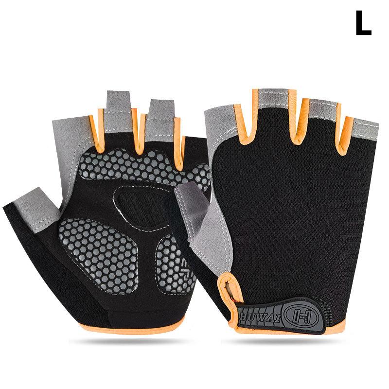 Breathable Gym Gloves Half Finger Anti Slip Sports Gloves for Men Women Fitness Weightlifting Workout Comfortable Training