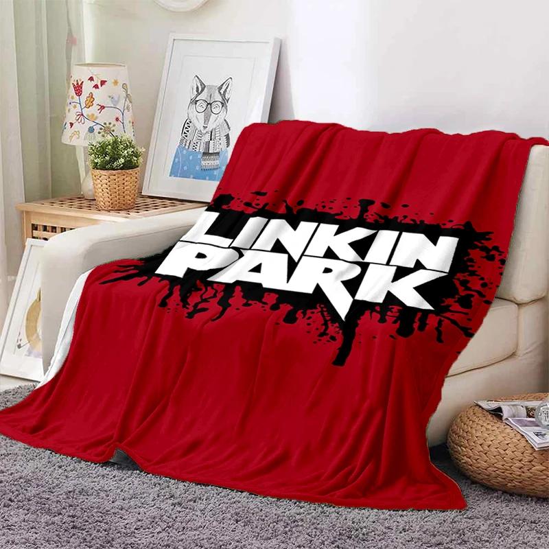 HOT L-Linkin Park Rock Band Classic Soft Plush Blanket,Flannel Throw Blanket for Living Room Bedroom Picnic Bed Sofa Cover
