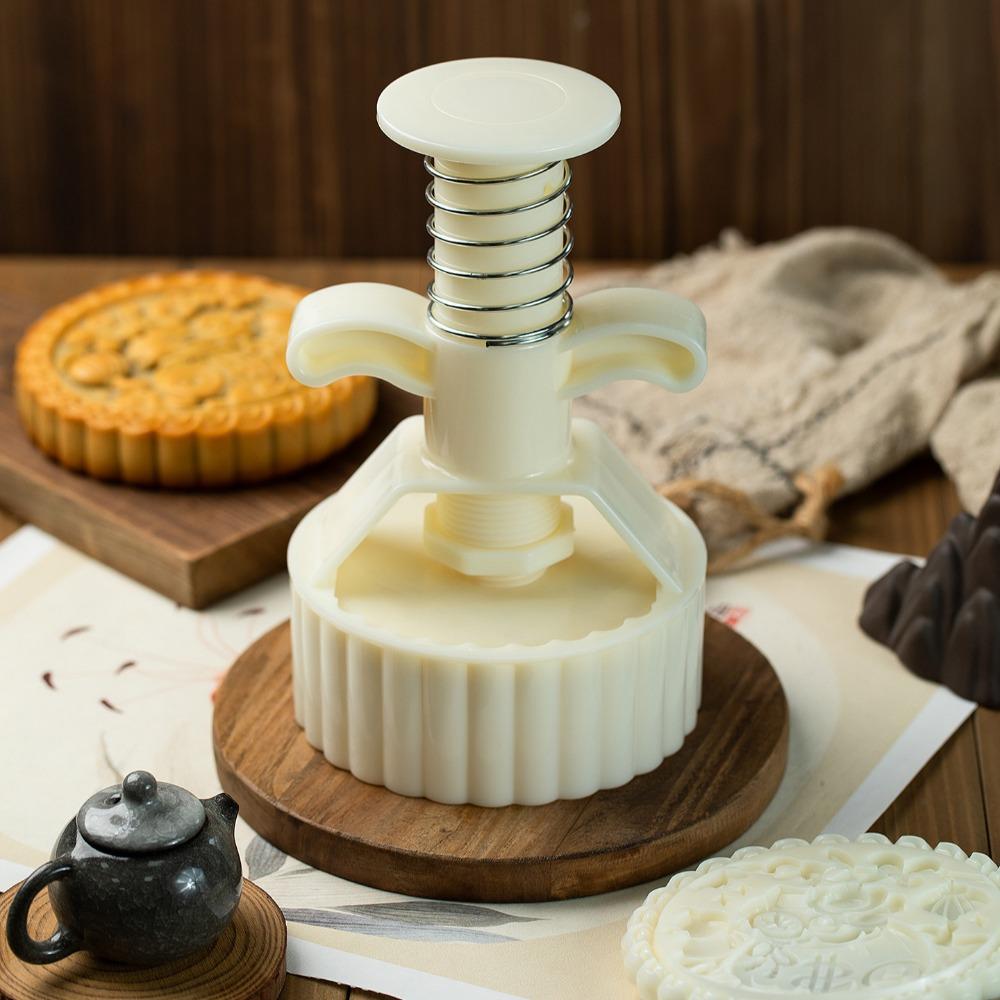 Hand Press Mid-Autumn Festival Moon Cake Mold Pastry Mold Kitchen